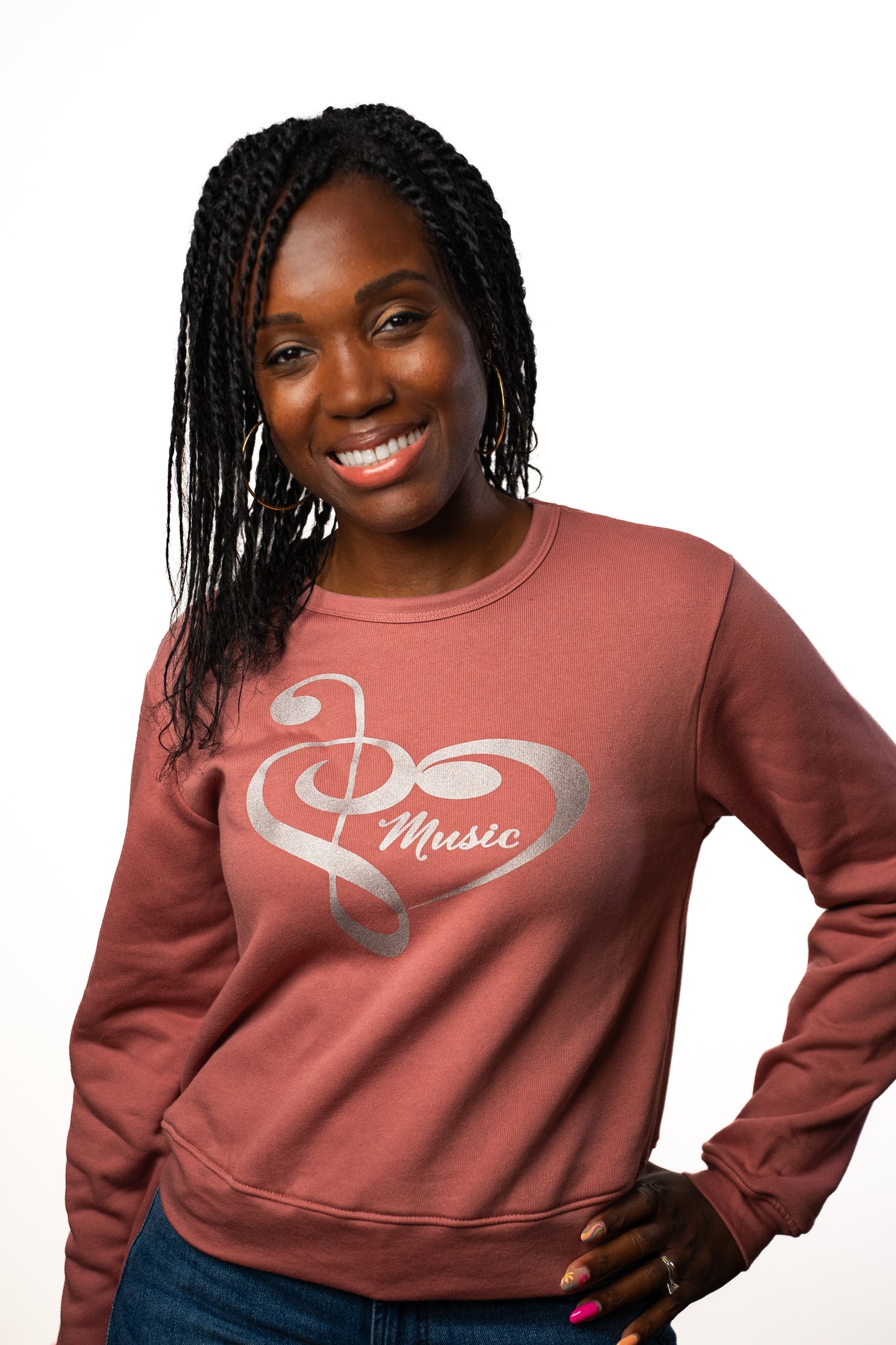 “Melodic Heartbeat”- Women’s Sweatshirt